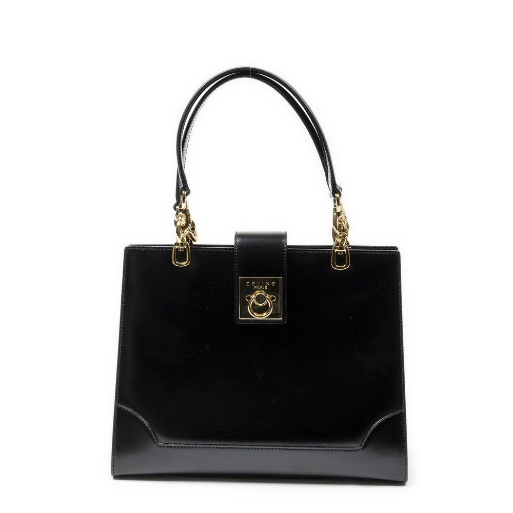 Celine Vintage Turn Lock Tote